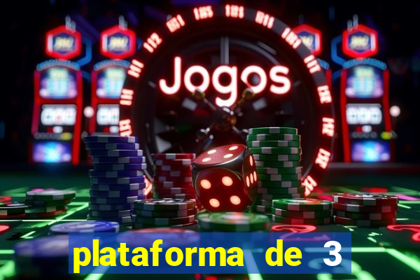 plataforma de 3 reais jogo